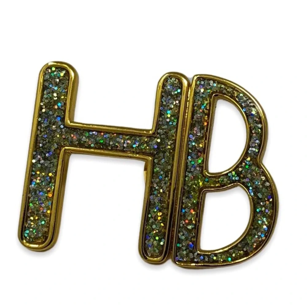 Henri Bendel Collectible HB Glitter Pin - Picture 1 of 2